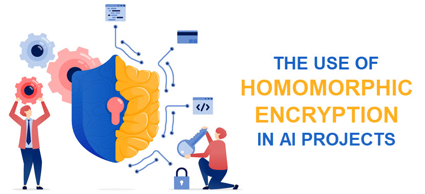 Use of homomorphic encryption in AI